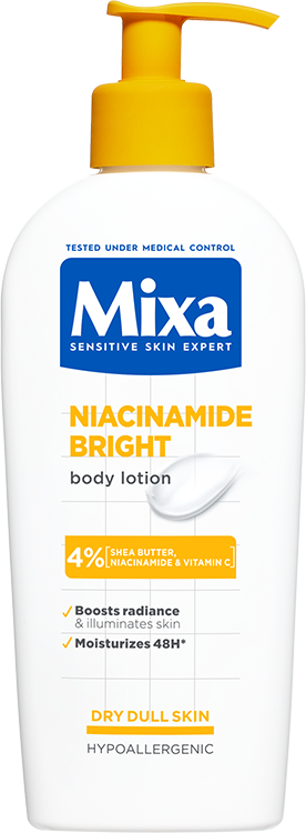 Mixa Niacinamide Bright tělové mléko